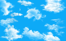蓝天白云