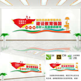 教育强国文化墙