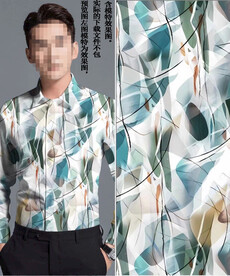 数码印花 男装几何大牌
