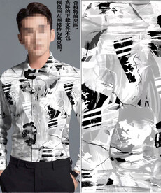 数码印花 男装潮牌几何大牌