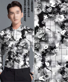 数码印花 男装潮牌泥彩大牌