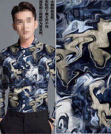 数码印花 男装潮牌泥彩大牌