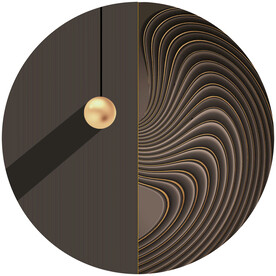 轻奢装饰画 圆形抽象线条