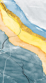 轻奢装饰画 抽象弧线