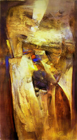 轻奢装饰画 抽象油画