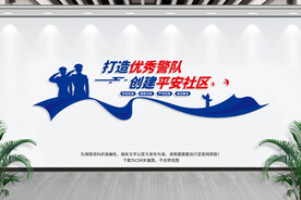 打造优秀警队创建平安社区