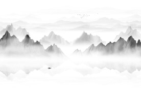 禅意山水画
