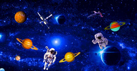 星空宇宙太空人宇航员