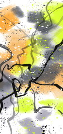 轻奢装饰画 抽象油画 水彩画