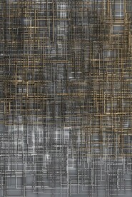 3D抽象金属线条玄关装饰画