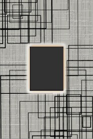 3D抽象金属线条玄关装饰画