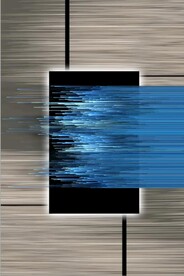 抽象光影线条玄关装饰画