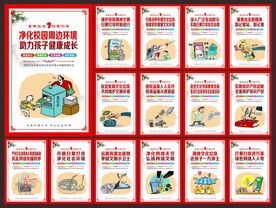 扫黄打非展板