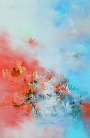 轻奢装饰画 抽象油画 彩绘图