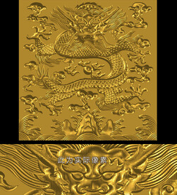 金色龙纹 