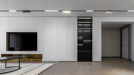 全屋定制现代客厅效果图图片