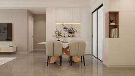 现代奶油风简约客厅