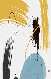 轻奢装饰画 抽象油画 彩绘