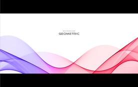 彩色渐变波浪背景