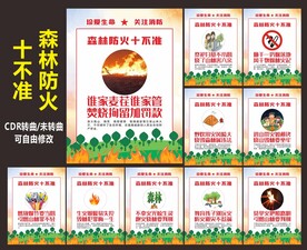 森林防火十不准