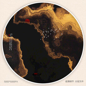 水墨画软膜天花