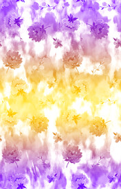 抽象渐变花卉图案