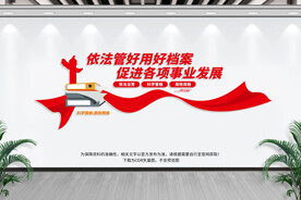 档案室标语文化墙