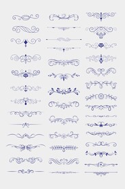 欧式装饰花纹花边