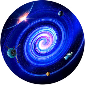 圆形星空