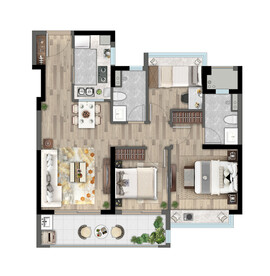 户型图 家配图 洋房图图片