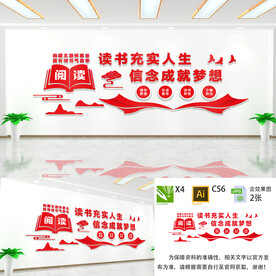 阅读文化墙