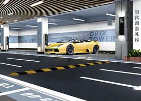 地下车库停车位环境装饰效果图