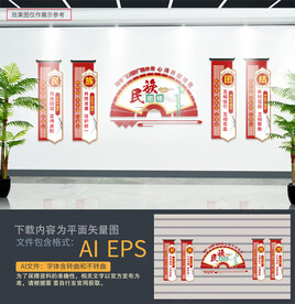 民族团结文化墙