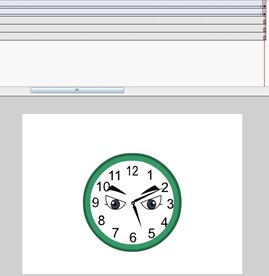 卡通时针人物转动flash