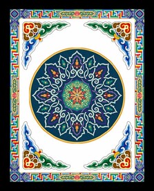 藏式风格展板标语