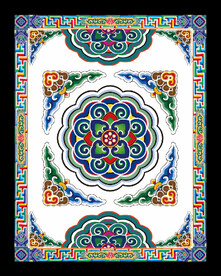 藏式风格展板标语