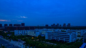 泗阳中学夜景延时摄影
