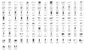 草图大师家装模型办公家具