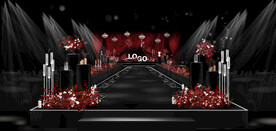 红黑宴会风婚礼