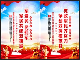 双拥海报