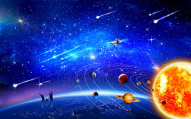 宇宙星空太阳系