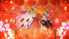 快乐福娃到 舞台舞美背景视频