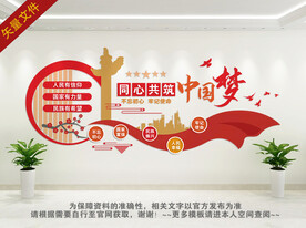 中国梦形象背景墙