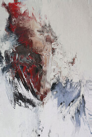 轻奢手绘抽象油画装饰画