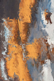 抽象油画装饰画轻奢手绘极简画