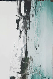 轻奢手绘抽象油画装饰画