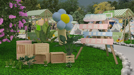 欢乐谷儿童节户外露营