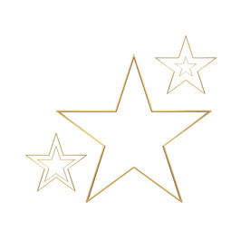 五角星线条元素