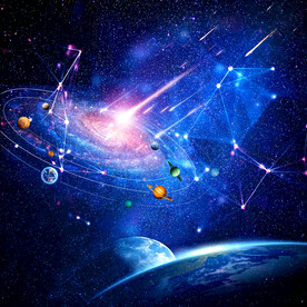 星空流星背景