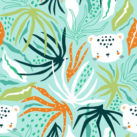 可爱清新儿童图案